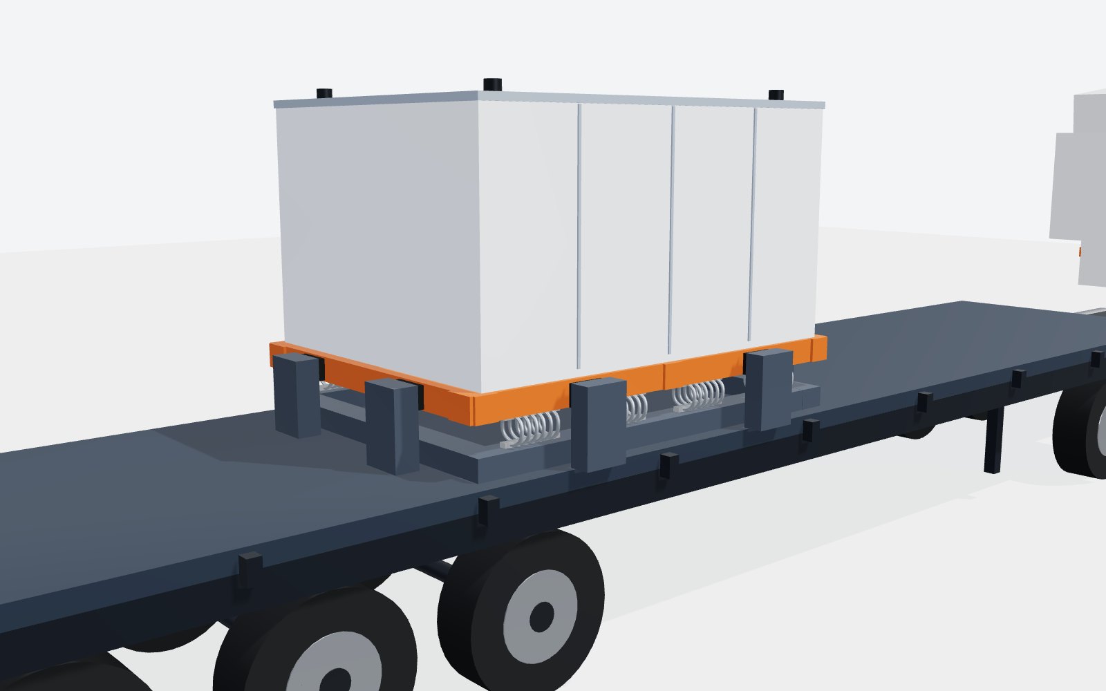 Package CR-04 on a flatbed