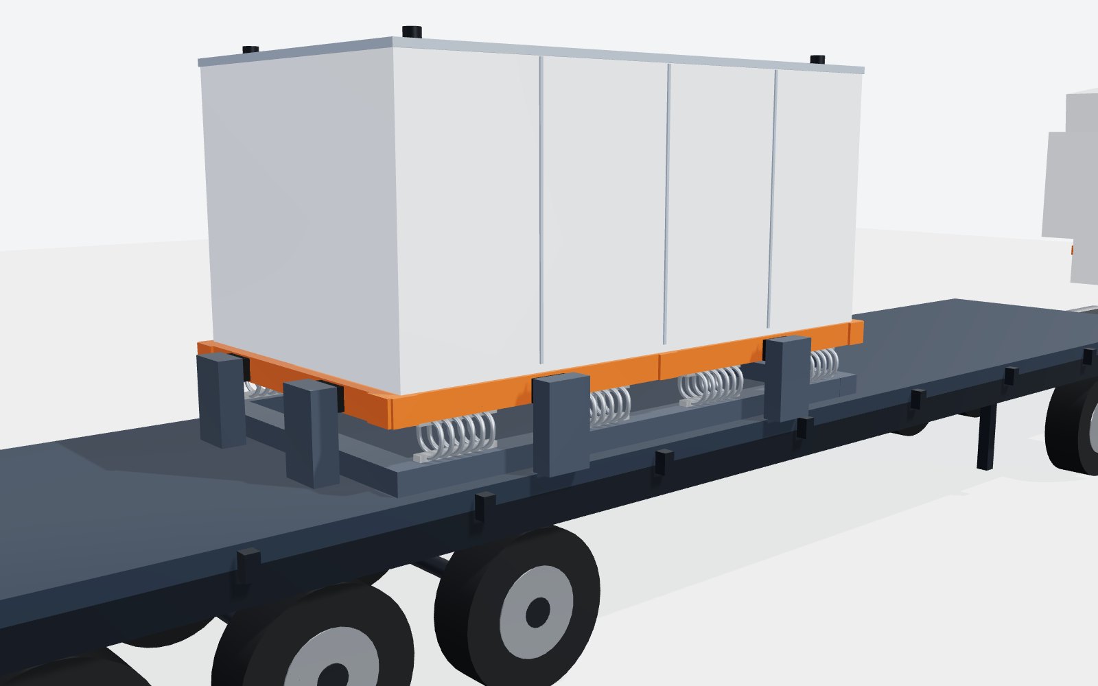Package CR-06 on a flatbed